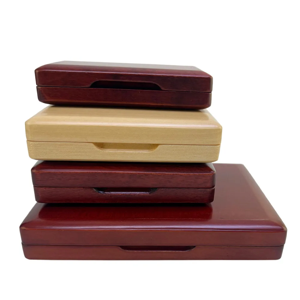 Oboe Reed Case, Rosewood Solid Wood Instrument Box with Natural Finish, Professional Oboe Reed Storage Holder