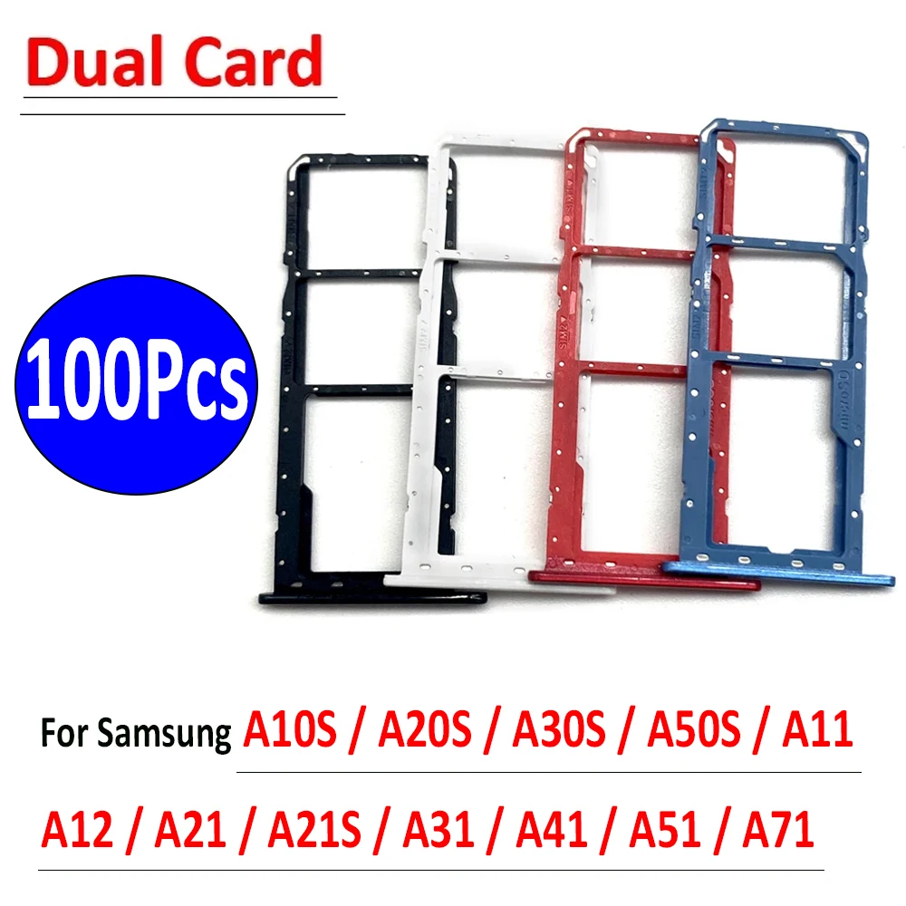 100Pcs,SIM Card Tray chip slot drawer Holder Replacement Part For Samsung A10S A20S A30S A50S A11 A12 A21 A21S A31 A41 A51 A71
100Pcs,SIM Card Tray chip slot drawer Holder Replacement Part For Samsung A10S A20S A30S A50S A11 A12 A21 A21S A31 A41 A51 A71