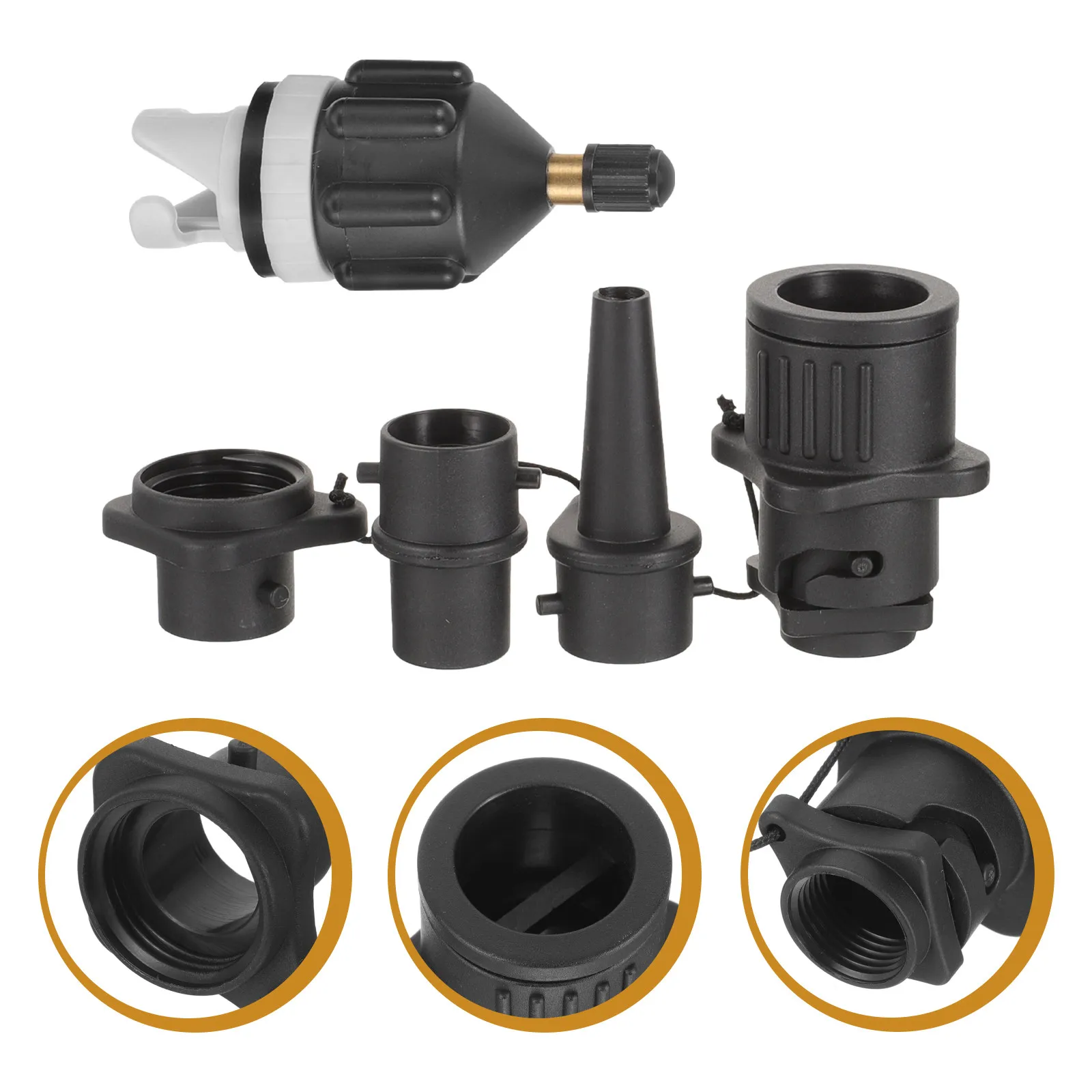 Pump Nozzles Inflatable Adapter Replacement Paddle Board for Inflatables Air Inflator Adaptor
Pump Nozzles Inflatable Adapter Replacement Paddle Board for Inflatables Air Inflator Adaptor