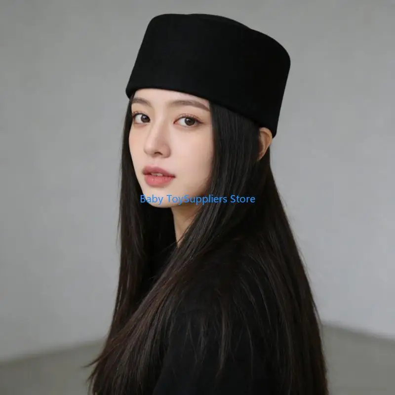 R1WF Шерстяная шляпа дерби, легкая в уходе дышащая круглая шляпа-котелок для женщин, любителей моды и торжественных случаев
R1WF Шерстяная шляпа дерби, легкая в уходе дышащая круглая шляпа-котелок для женщин, любителей моды и торжественных случаев