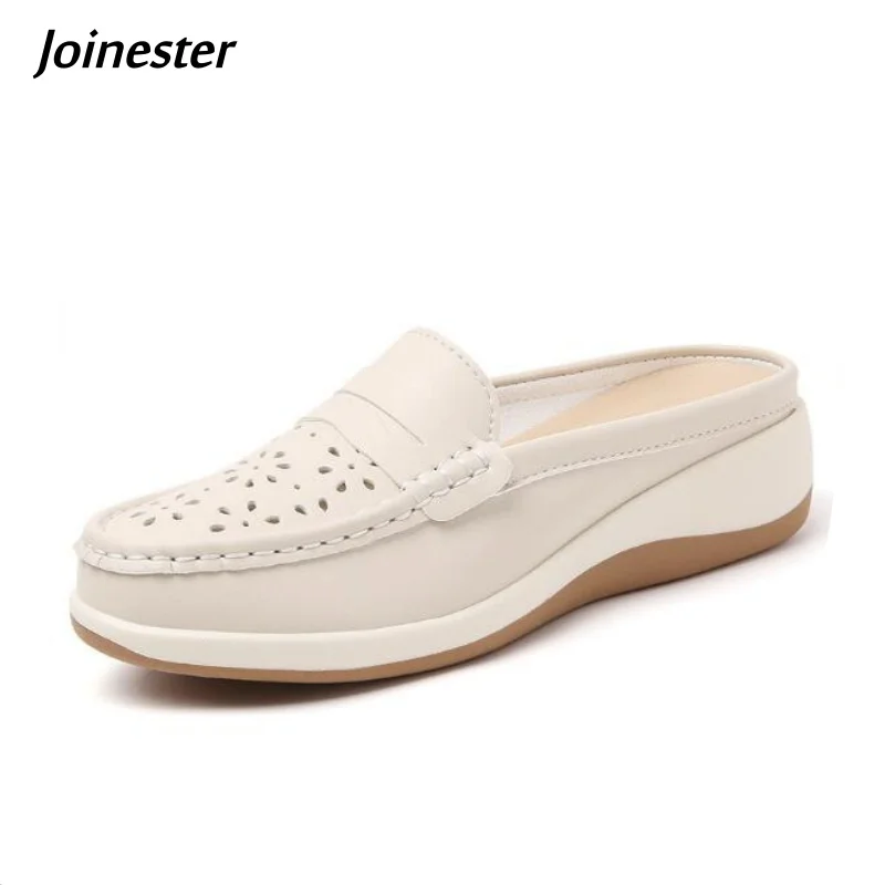 Breathable Hollow-out Wedge Slipper for Ladies Round Toe Non-skid Slip-on Mules Comfortable Summer Mum Shoe
Breathable Hollow-out Wedge Slipper for Ladies Round Toe Non-skid Slip-on Mules Comfortable Summer Mum Shoe
