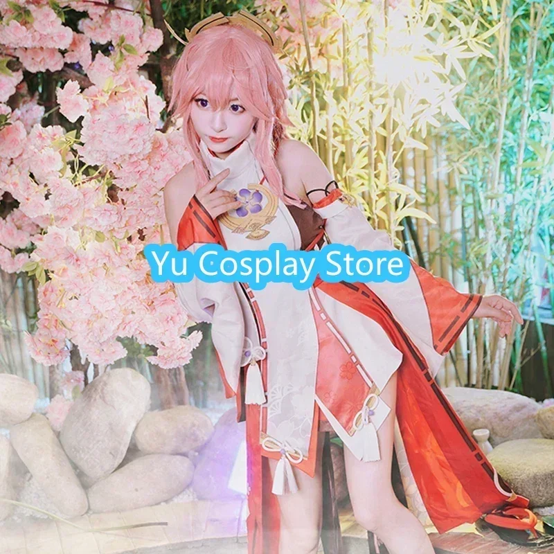 Yu-Cosplay Game Genshin Impact Cosplay Yae Miko Costume Anime Dress Kimono Lovely Uniforms Halloween Carnival Outfit For Women
Yu-Cosplay Game Genshin Impact Cosplay Yae Miko Costume Anime Dress Kimono Lovely Uniforms Halloween Carnival Outfit For Women
