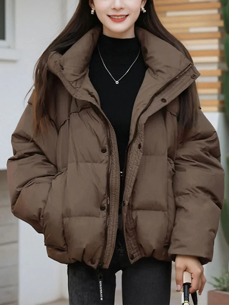 Winter New Design Hooded Thiened Bread Coat ort Loose Cotton Jaet Women's Sweet Sle Faionable Outerwear Coat
Winter New Design Hooded Thiened Bread Coat ort Loose Cotton Jaet Women's Sweet Sle Faionable Outerwear Coat