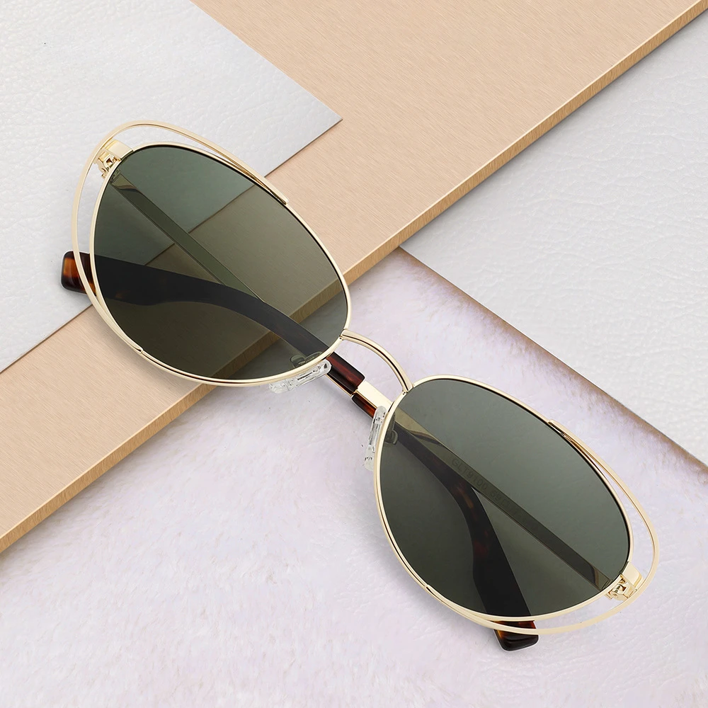 Fashion Design Butterfly Double Frame Sunglasses Women's Polarized Sun Protection Sunglasses
Fashion Design Butterfly Double Frame Sunglasses Women's Polarized Sun Protection Sunglasses