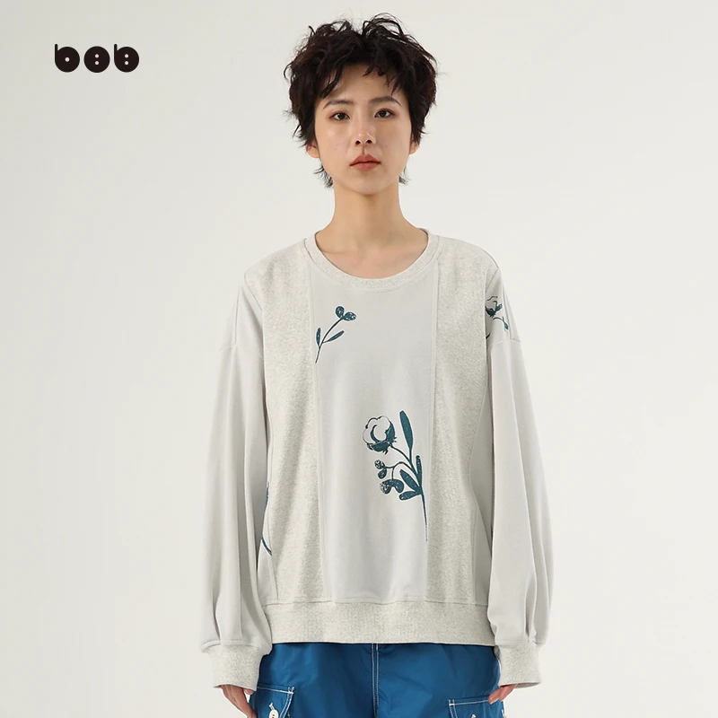 Faionable Printed Sweatirt Women's Loose Top Trendy All-Match Sle White Eye Self Brand Autumn Winter New Arrival
Faionable Printed Sweatirt Women's Loose Top Trendy All-Match Sle White Eye Self Brand Autumn Winter New Arrival