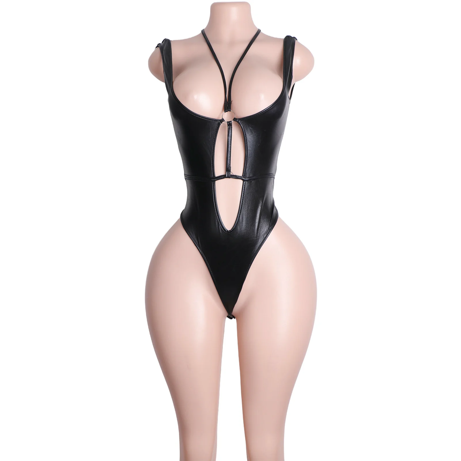 Faux Leather T-Back Pole Dance Costume Exotic Performance Outfit Custom Clubwear Nightclub Stripper Suit Stage Mesh Lingerie
Faux Leather T-Back Pole Dance Costume Exotic Performance Outfit Custom Clubwear Nightclub Stripper Suit Stage Mesh Lingerie