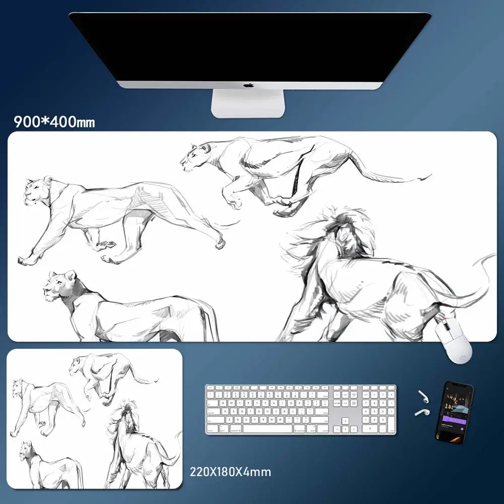 Sketch Of Leopards Mouse Pad Desk Mouse Pad Nice HD Desk Pad Extended Gaming Keyboard Mats Large XXL Gamer Mousepad 90x40
Sketch Of Leopards Mouse Pad Desk Mouse Pad Nice HD Desk Pad Extended Gaming Keyboard Mats Large XXL Gamer Mousepad 90x40