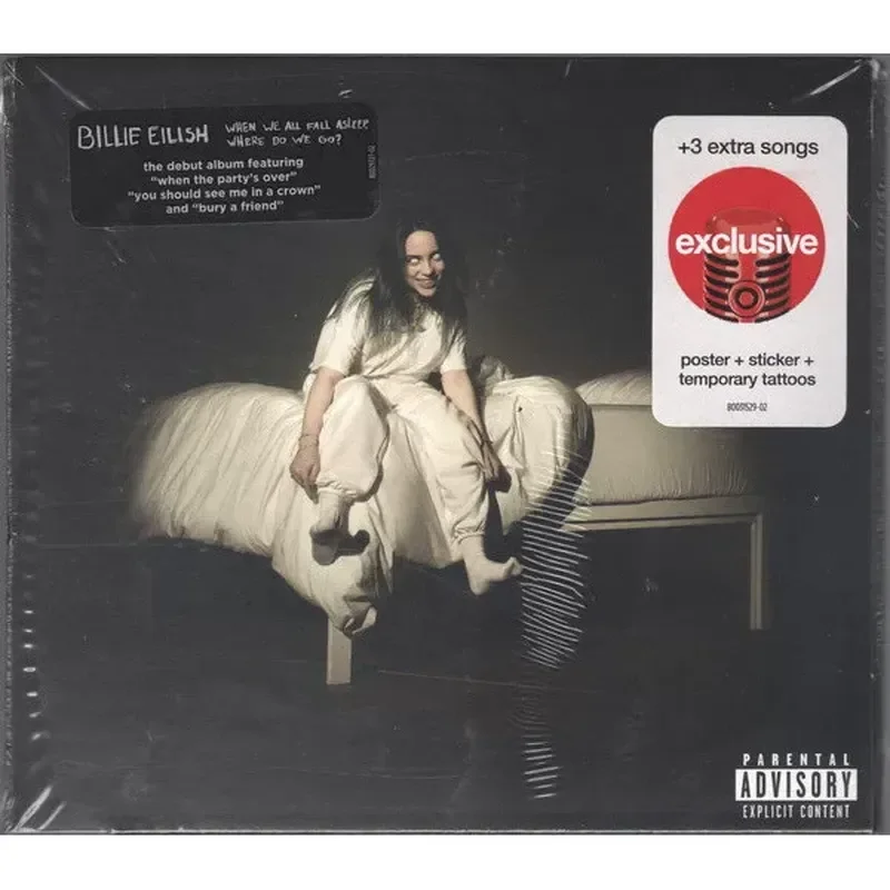 Billie Eilish When We All Fall Asleep CD Album Deluxe Edition Poster for Fans
Billie Eilish When We All Fall Asleep CD Album Deluxe Edition Poster for Fans