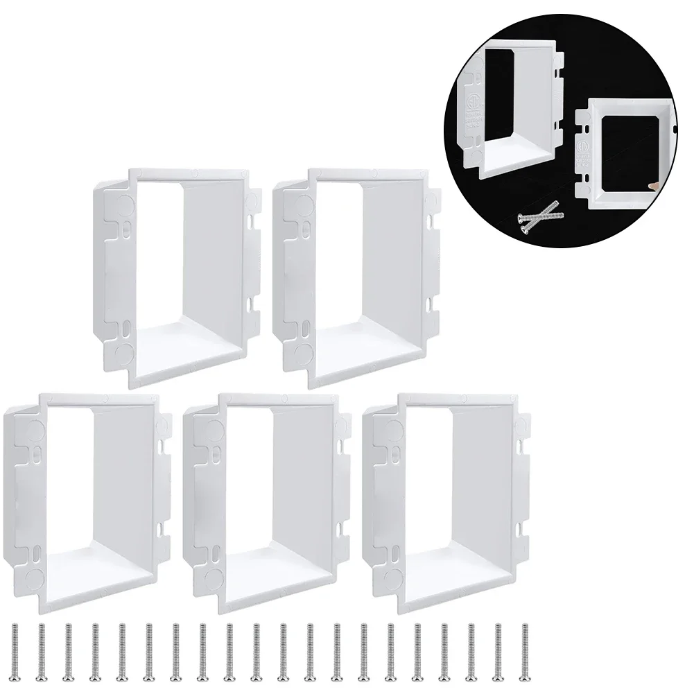Electrical Installation Outlet Box Extender Electrical Outlet Extender 5pcs Outlet Box Extender Set Mounting Hardware
Electrical Installation Outlet Box Extender Electrical Outlet Extender 5pcs Outlet Box Extender Set Mounting Hardware