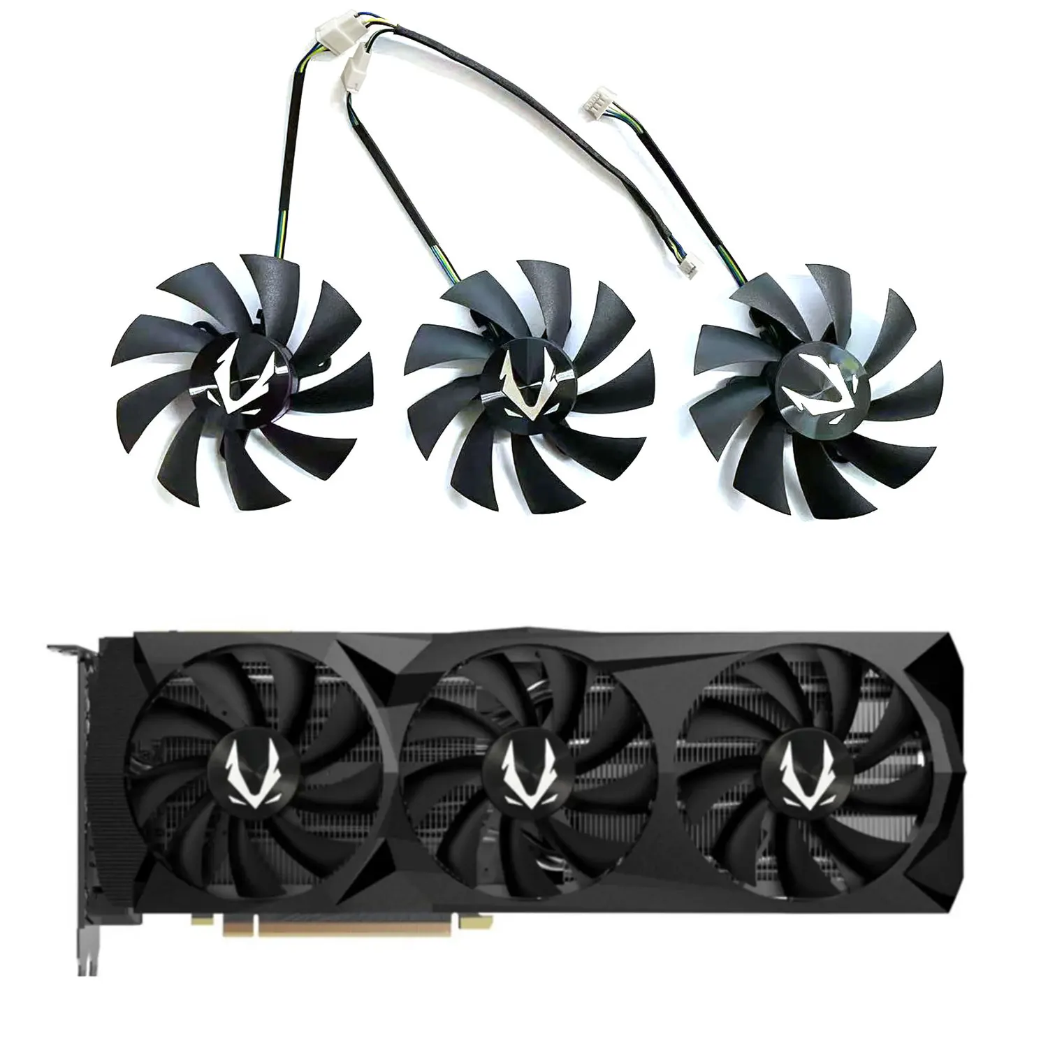 ZOTAC GeForce RTX 2070 2080super 2080Ti AMP Edition Graphics Card Cooler Fan 87MM GA92S2U 12V 0.46A 4PIN Cooling Fan
ZOTAC GeForce RTX 2070 2080super 2080Ti AMP Edition Graphics Card Cooler Fan 87MM GA92S2U 12V 0.46A 4PIN Cooling Fan