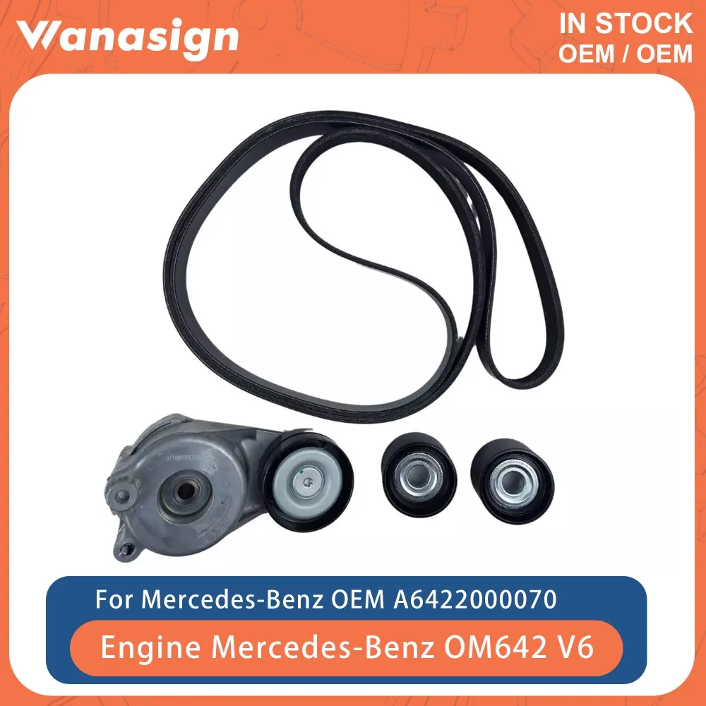 Tensioner Idler Timing Belt Kit Fit 3.0 L For Mercedes-Benz C300 G320 E280 E350 642 OM642 Jeep 300C M664 EXL 3.0L CRD V6 GAS
Tensioner Idler Timing Belt Kit Fit 3.0 L For Mercedes-Benz C300 G320 E280 E350 642 OM642 Jeep 300C M664 EXL 3.0L CRD V6 GAS