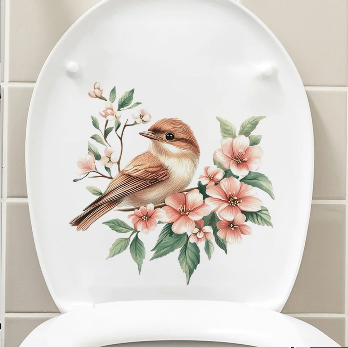 MT1112# Elegant Bird & Pink Flowers Wall Decal - Removable, Self-Adhesive Sticker for Glass & Walls in Living Room, Bedroom
MT1112# Elegant Bird & Pink Flowers Wall Decal - Removable, Self-Adhesive Sticker for Glass & Walls in Living Room, Bedroom