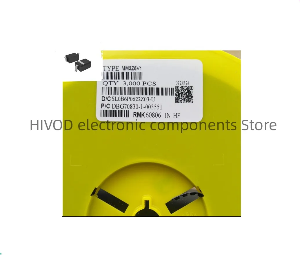 3000PCSMM3Z30 MM3Z33 MM3Z36 MM3Z39 MM3Z43 MM3Z47 MM3Z51 MM3Z56 MM3Z62 SOD-323 patch regulator tube 0805
3000PCSMM3Z30 MM3Z33 MM3Z36 MM3Z39 MM3Z43 MM3Z47 MM3Z51 MM3Z56 MM3Z62 SOD-323 patch regulator tube 0805