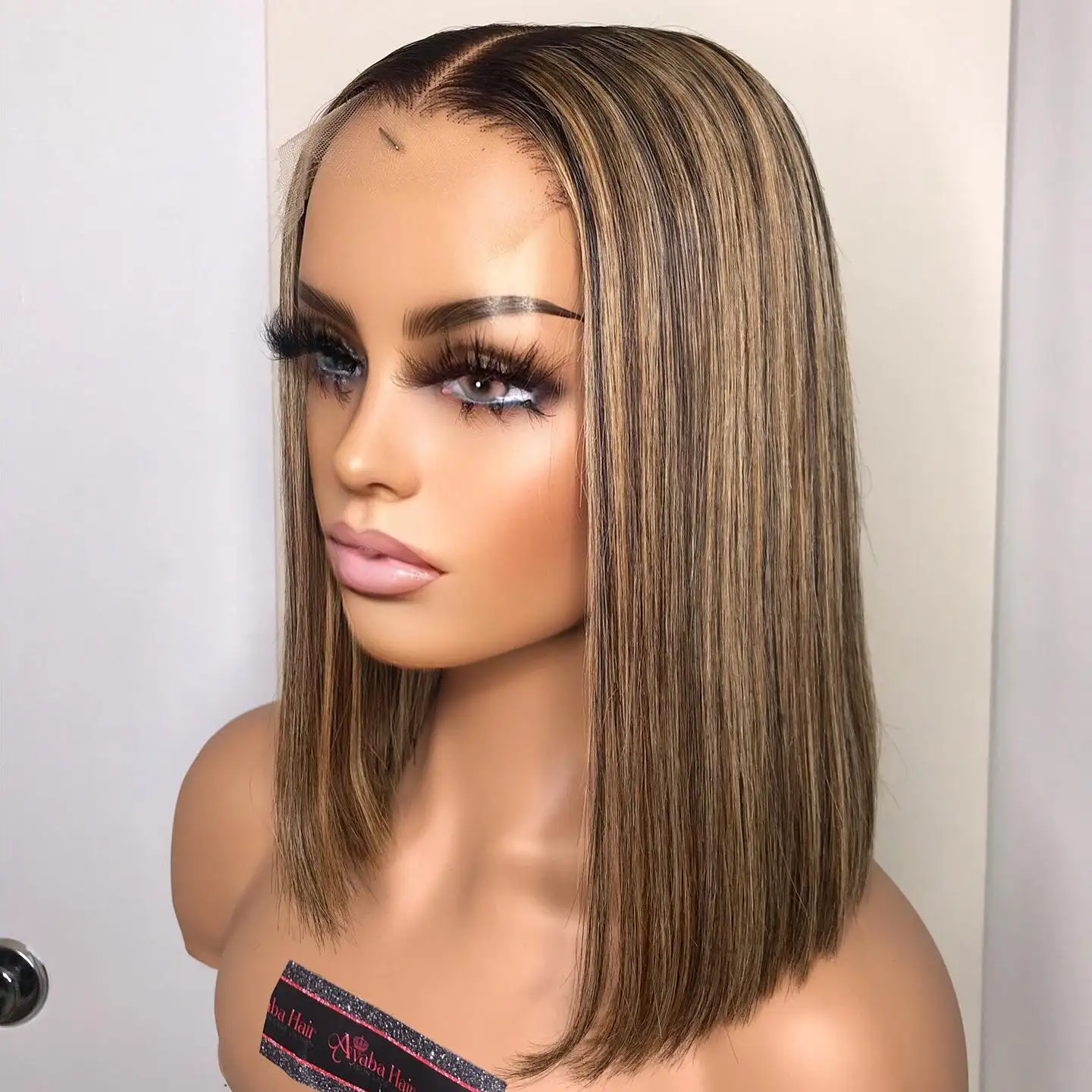 Preplucked Natural Hairline Wig Middle Part Bob Silky Straight Wig For Women Blonde Brown Wig Cosplay Daily Use Synthetic Wig
Preplucked Natural Hairline Wig Middle Part Bob Silky Straight Wig For Women Blonde Brown Wig Cosplay Daily Use Synthetic Wig