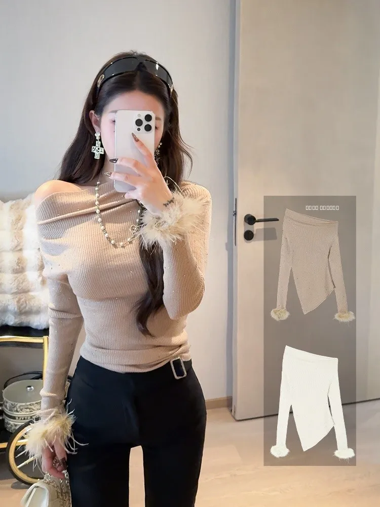 Jiaoyu Sister's Sparkling Diamond Sve Women's Base irt Winter 2025 New Casual Sle Regular Fit Polyester Fiber
Jiaoyu Sister's Sparkling Diamond Sve Women's Base irt Winter 2025 New Casual Sle Regular Fit Polyester Fiber