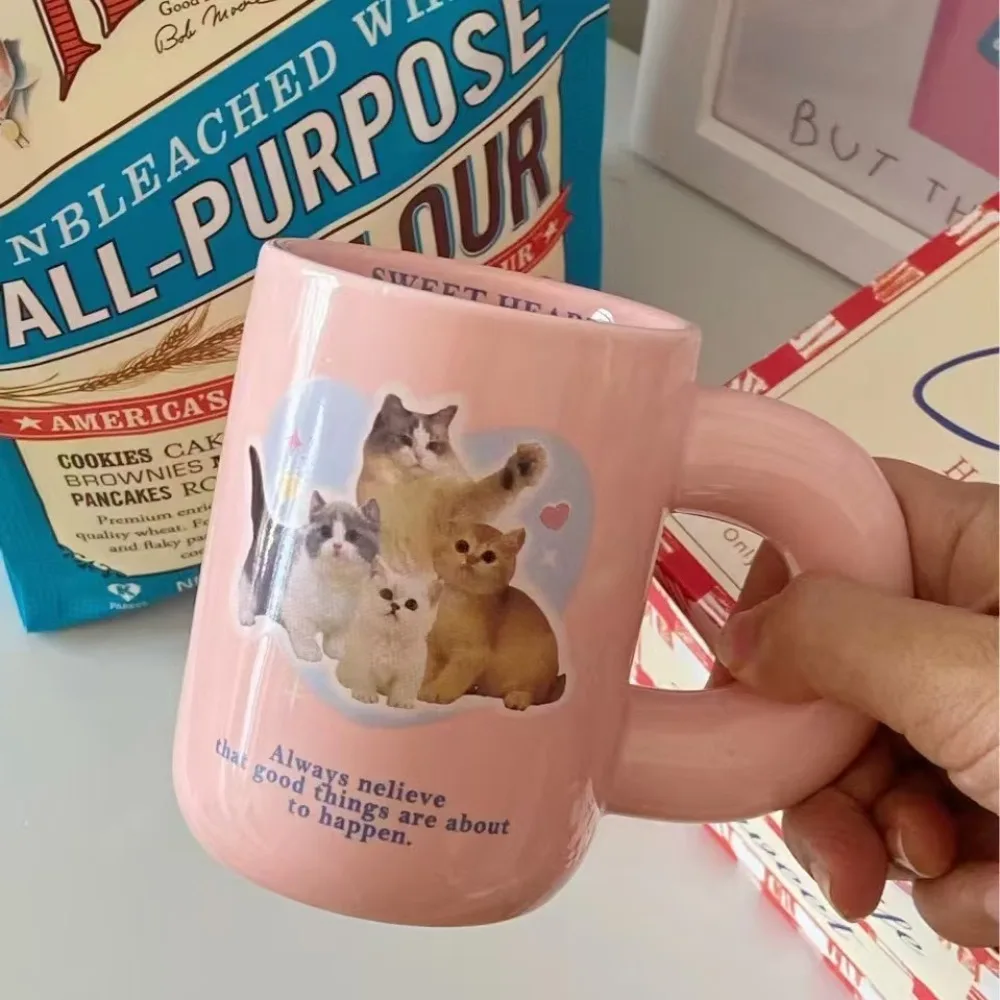 Retro Cat Pattern Ceramic Mug Black Cute Pet Sweet Girl Heart Coffee Milk Cup for Birthday Present Drinking Drinkware
Retro Cat Pattern Ceramic Mug Black Cute Pet Sweet Girl Heart Coffee Milk Cup for Birthday Present Drinking Drinkware
