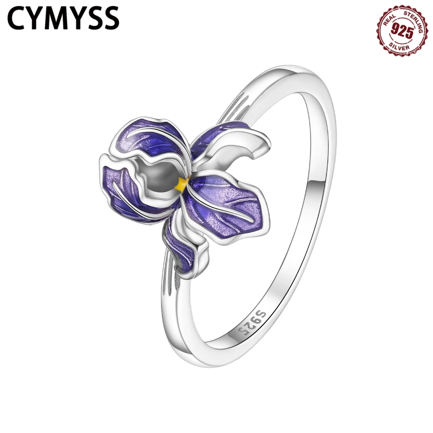 CYMYSS 2025 New S925 Sterling Silver Purple Flower Ring Fine Jewellery Gifts Women's Wedding Party Closed Neck
CYMYSS 2025 New S925 Sterling Silver Purple Flower Ring Fine Jewellery Gifts Women's Wedding Party Closed Neck