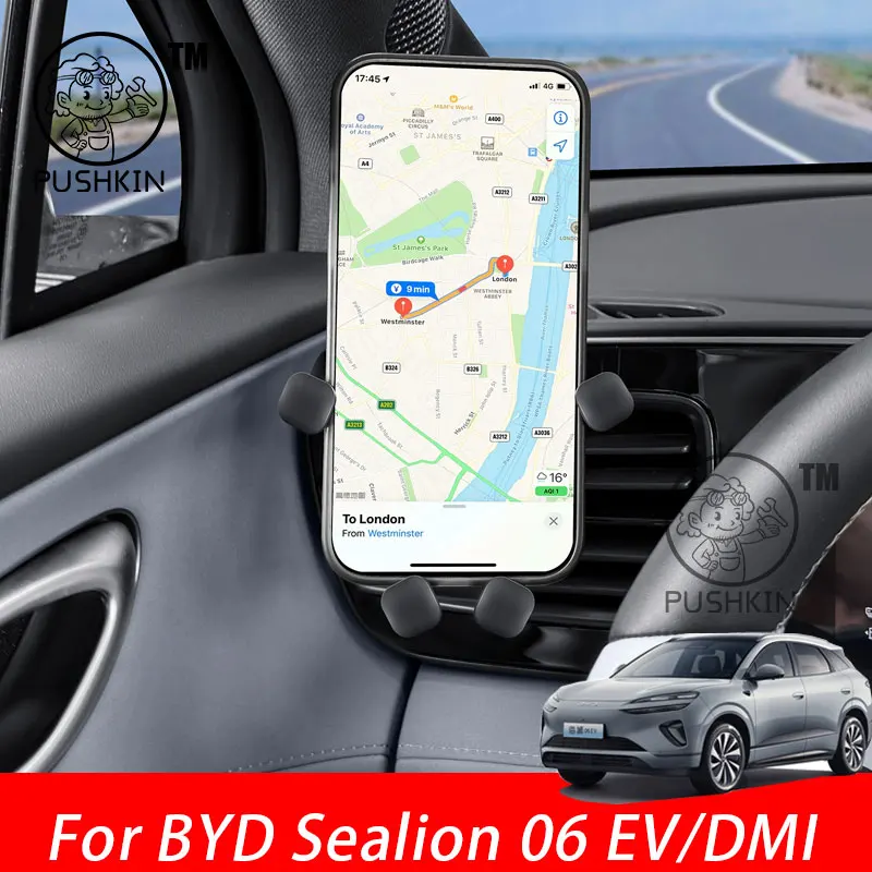 For BYD Sealion 06 EV/DMI 2025 2026 Car Styling Mobile Phone Holder Air Vent Mount Gravity Bracket Stand Car Accessories
For BYD Sealion 06 EV/DMI 2025 2026 Car Styling Mobile Phone Holder Air Vent Mount Gravity Bracket Stand Car Accessories