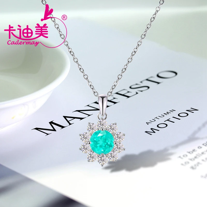 D Moissanite 6.5mm Lab Grown Paraiba Color YAG With Inclusions Neon Bluish Green S925 Silver Necklace For Women Fine Jewelry
D Moissanite 6.5mm Lab Grown Paraiba Color YAG With Inclusions Neon Bluish Green S925 Silver Necklace For Women Fine Jewelry