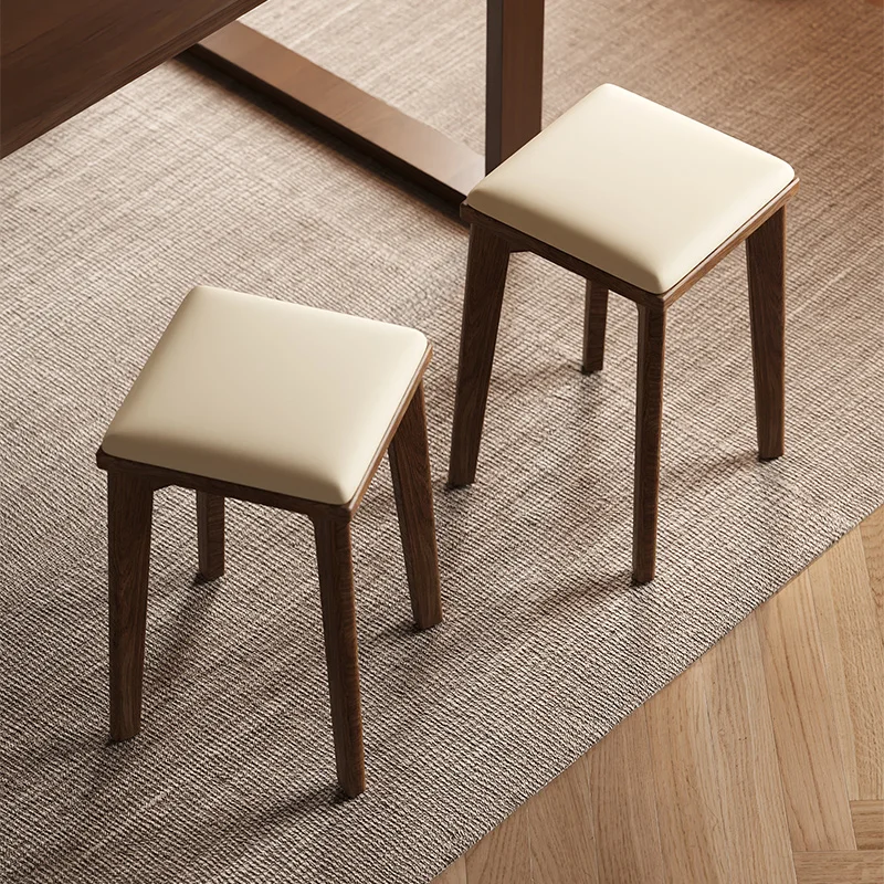 Solid Wood Stool Home Kitchen Stools Square Dining Chairs High Elasticity Sponge Dressing Seat Stable Chair Makeup Chair
Solid Wood Stool Home Kitchen Stools Square Dining Chairs High Elasticity Sponge Dressing Seat Stable Chair Makeup Chair