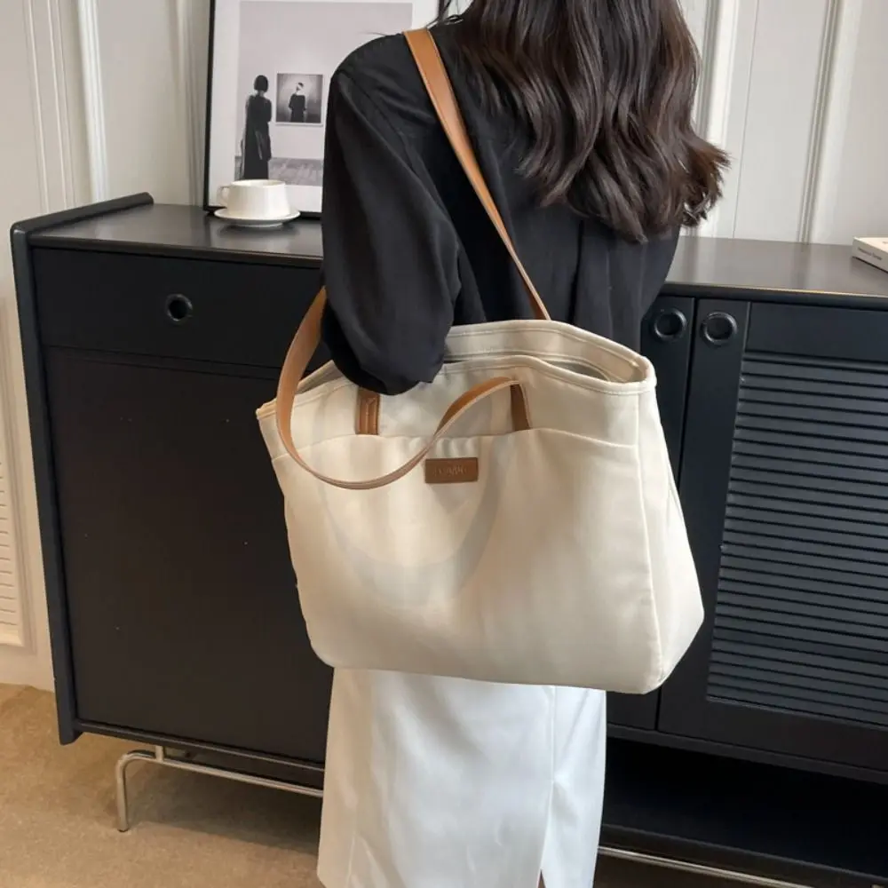 Handbag Large Capacity Tote Bag Trendy Leisure Style Shoulder Bag Durable Waterproof Shopping Bag Shopping
Handbag Large Capacity Tote Bag Trendy Leisure Style Shoulder Bag Durable Waterproof Shopping Bag Shopping