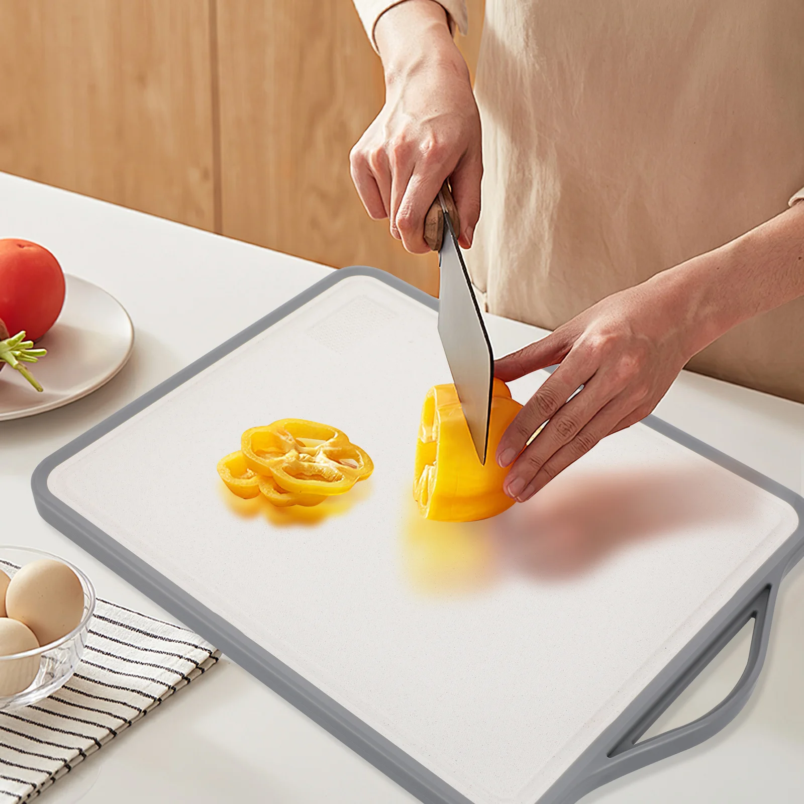 Stainless Steel Cutting Board 30Cm Non-Slip Base Smooth Dishwasher Safe Surface For Kitchen Food Prep Large Chopping Board
Stainless Steel Cutting Board 30Cm Non-Slip Base Smooth Dishwasher Safe Surface For Kitchen Food Prep Large Chopping Board