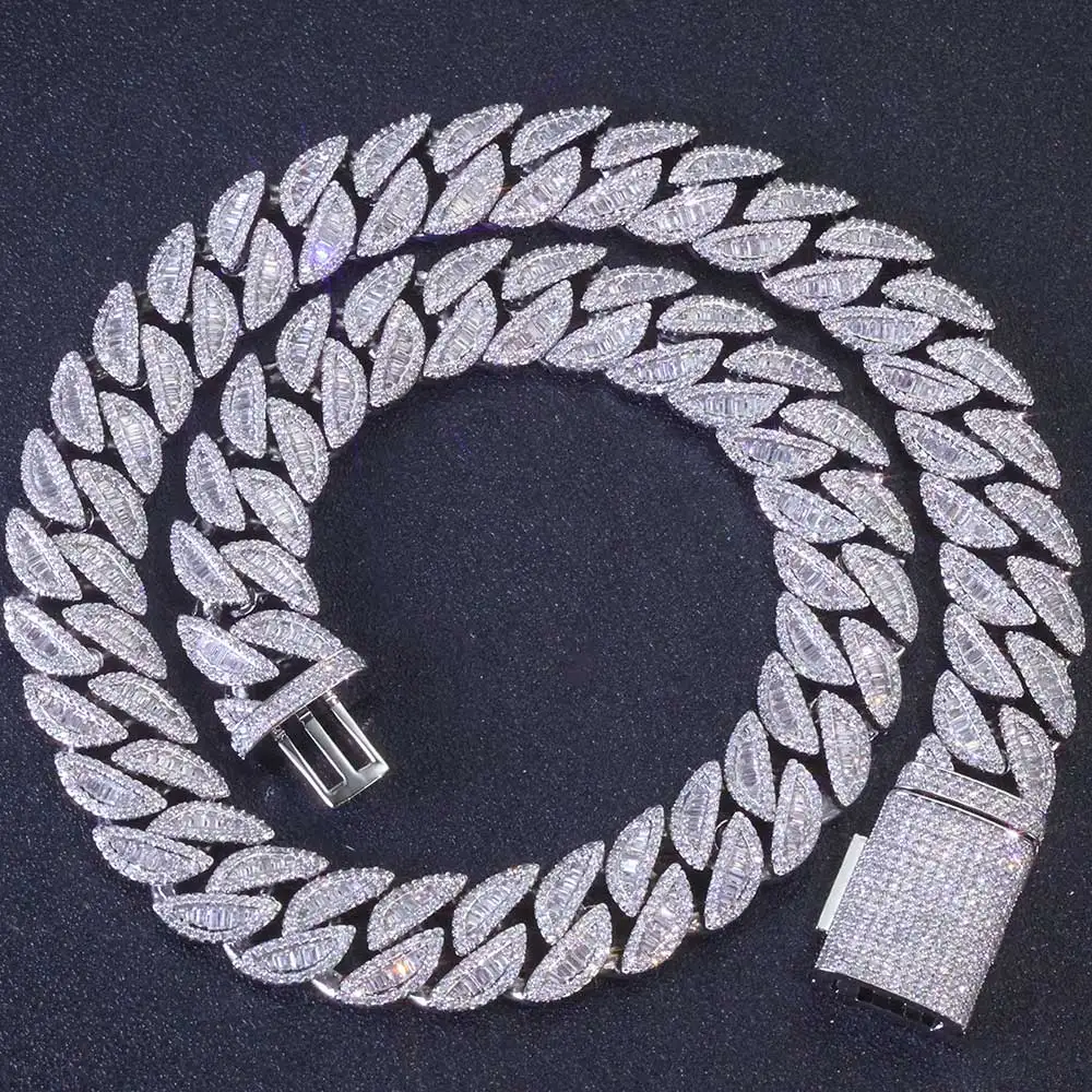 ESKEEM 20MM Miami Cuban Chain Diamond Necklace For Men Women Mixed Inlay Iced Out Hip Hop Link Choker Fashion Jewelry
ESKEEM 20MM Miami Cuban Chain Diamond Necklace For Men Women Mixed Inlay Iced Out Hip Hop Link Choker Fashion Jewelry 