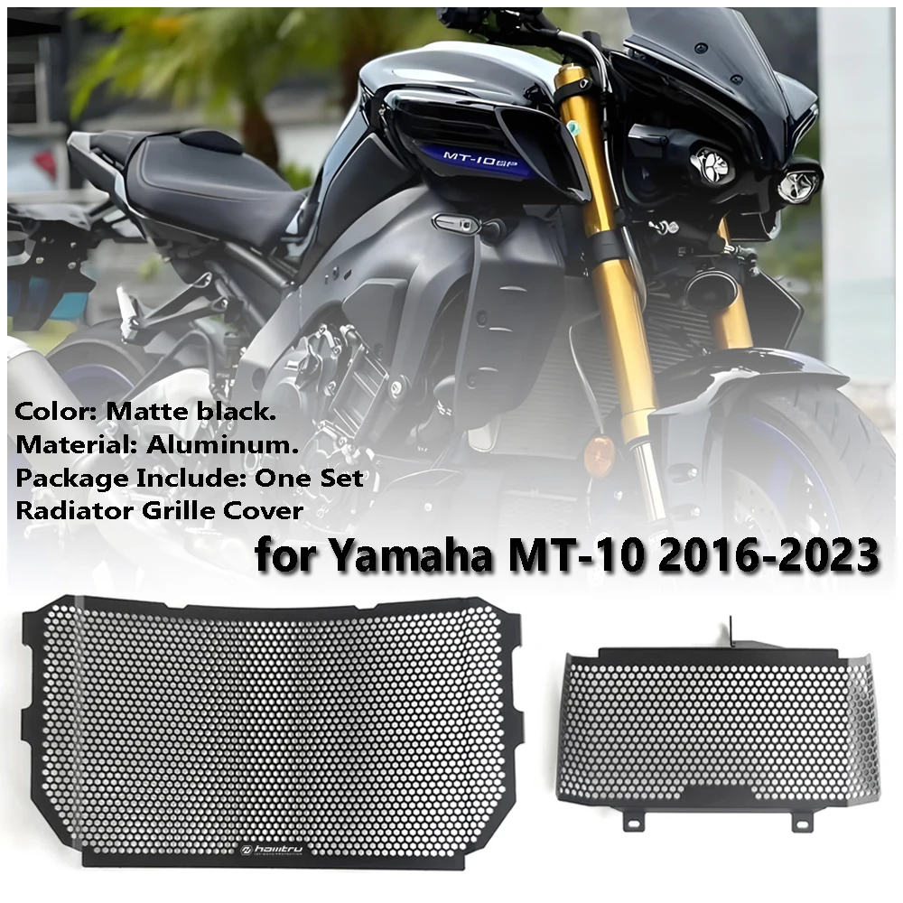 for Yamaha MT10 MT-10 2016-2023 Honeycomb shape Motorcycle Grille Cover Protection Radiator Core Guards
for Yamaha MT10 MT-10 2016-2023 Honeycomb shape Motorcycle Grille Cover Protection Radiator Core Guards