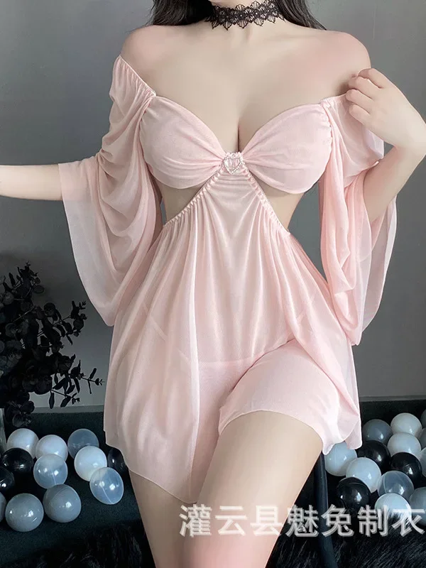 Женское нижнее белье, прозрачное элегантное модное женское сетчатое сексуальное искушение, горячее открытое платье, большое платье Passion A0V1
Женское нижнее белье, прозрачное элегантное модное женское сетчатое сексуальное искушение, горячее открытое платье, большое платье Passion A0V1