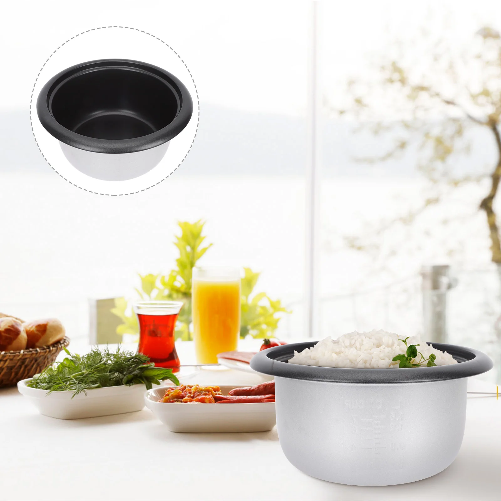 Rice Cooker Liner Multi-use Pot Metal Cake Mold Electric Accessories Skillet Inner Cooking Nonstick Frying Pan
Rice Cooker Liner Multi-use Pot Metal Cake Mold Electric Accessories Skillet Inner Cooking Nonstick Frying Pan
