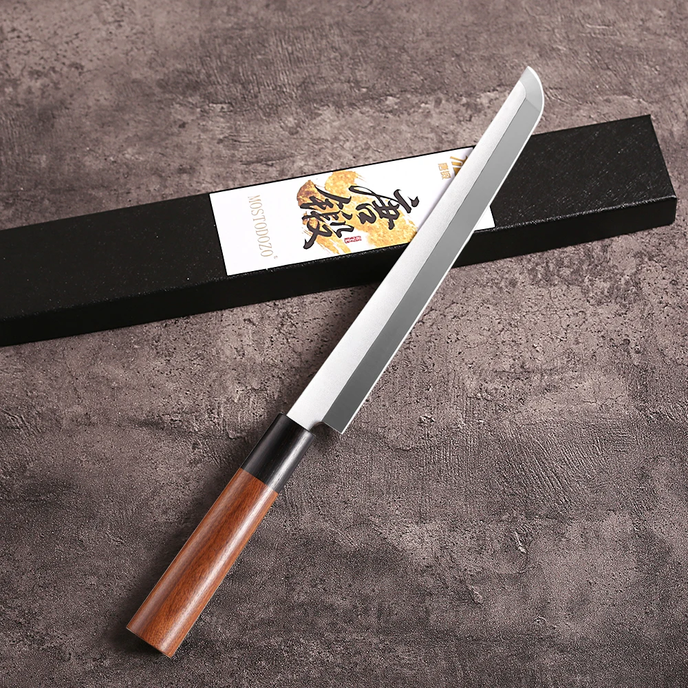 MOSTODOZO Household Sashimi Knife X8Cr14MoV Stainless Steel Filleting Salmon Knife Slicer Professional Kitchen Chef Knives 220mm
MOSTODOZO Household Sashimi Knife X8Cr14MoV Stainless Steel Filleting Salmon Knife Slicer Professional Kitchen Chef Knives 220mm