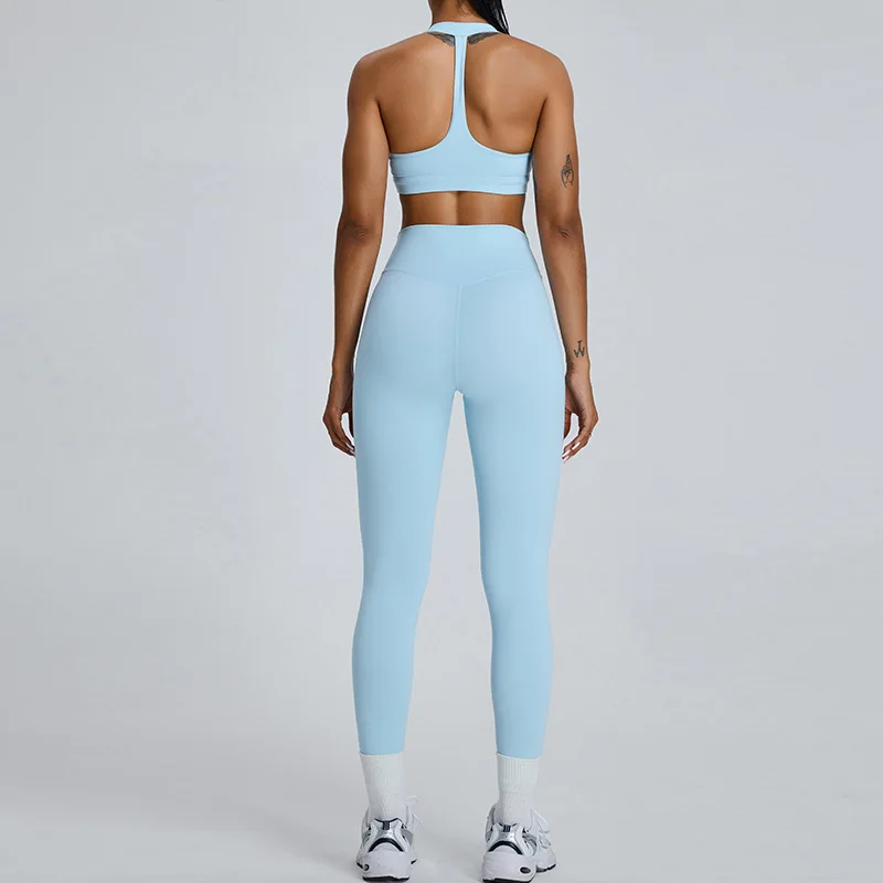 YJ-New Nude FeelTWord Back Yoga Clothes Suit Women's Quick-Drying Hip-Shaping Sports Tight Fitness Clothes Suit
YJ-New Nude FeelTWord Back Yoga Clothes Suit Women's Quick-Drying Hip-Shaping Sports Tight Fitness Clothes Suit