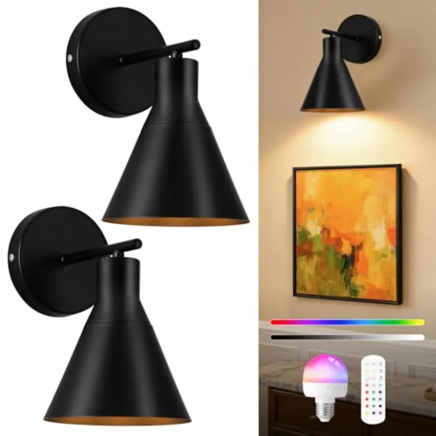Modern Wireless Battery Operated Wall Sconces, Rechargeable Cordless LED Wall Lights Set of Two, Dimmable Battery Powered Wall
Modern Wireless Battery Operated Wall Sconces, Rechargeable Cordless LED Wall Lights Set of Two, Dimmable Battery Powered Wall