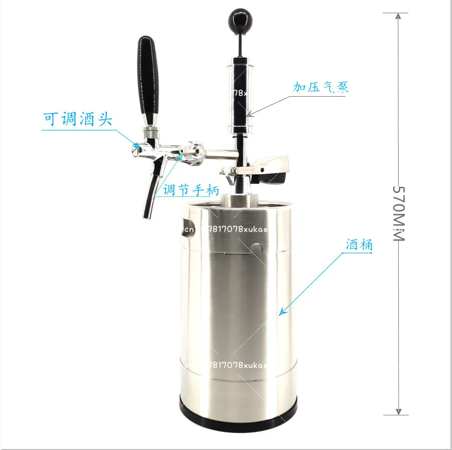 5L KEG304 Stainless Steel Beer Barrel with Base Large Mouth Pressure Barrel Baijiu Barrel Home Brewing
5L KEG304 Stainless Steel Beer Barrel with Base Large Mouth Pressure Barrel Baijiu Barrel Home Brewing