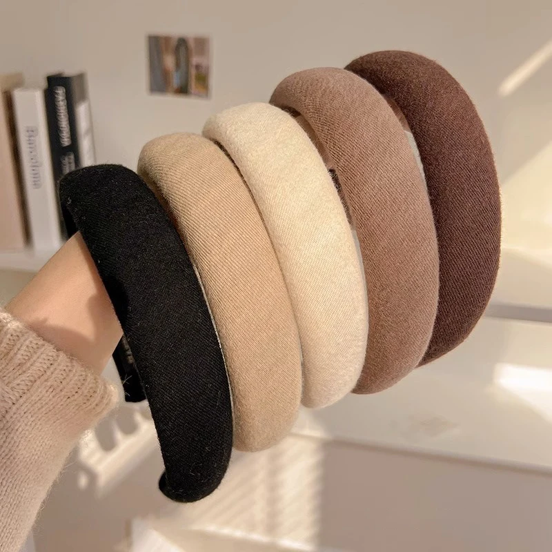 Coffee color series sponge headband for women simple temperament solid color thickened hair band Fashion Hair Accessories
Coffee color series sponge headband for women simple temperament solid color thickened hair band Fashion Hair Accessories