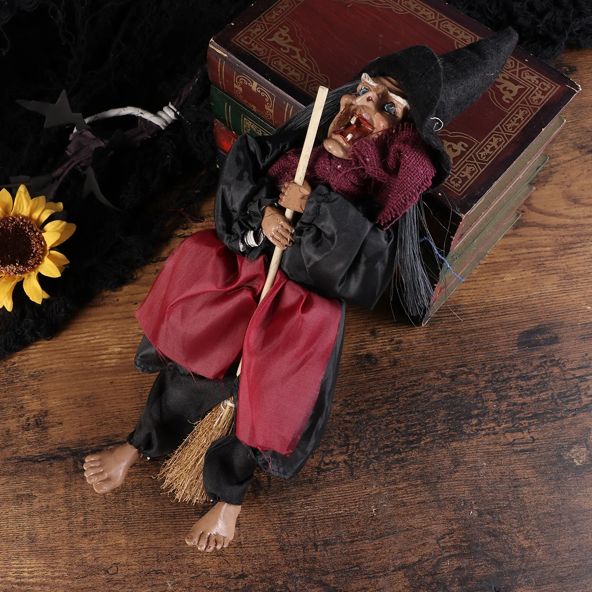 Halloween Hanging Witch Scary Horror Sound Sensing Eyes Glow Loud Scream Halloween Hanging Witch Decor
Halloween Hanging Witch Scary Horror Sound Sensing Eyes Glow Loud Scream Halloween Hanging Witch Decor