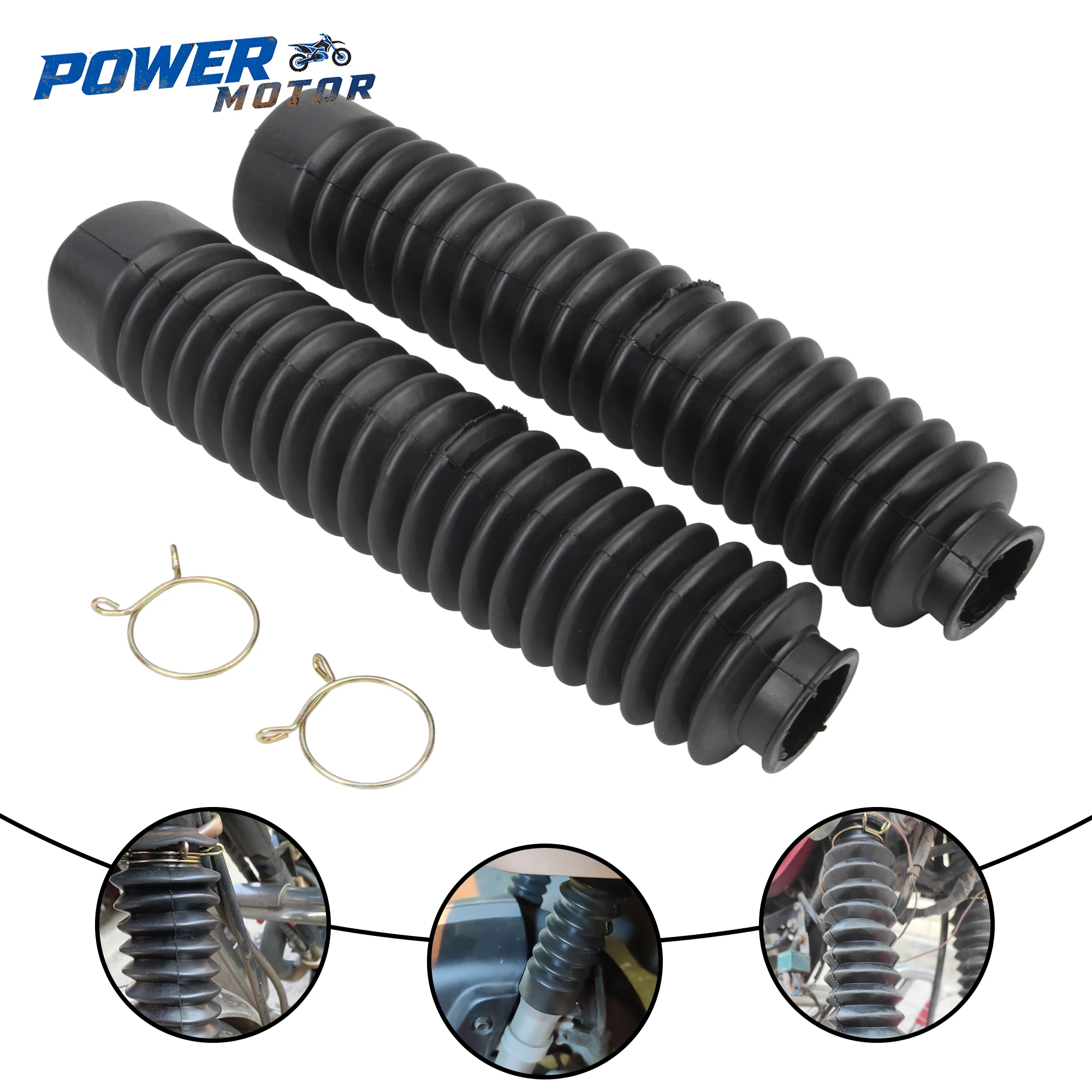 Universal Dirt Bike Motorcycle Front Fork Shock Dust Cover 2PCS Rubber Gaiter Gator Boots Protector Replacement Accessories
Universal Dirt Bike Motorcycle Front Fork Shock Dust Cover 2PCS Rubber Gaiter Gator Boots Protector Replacement Accessories