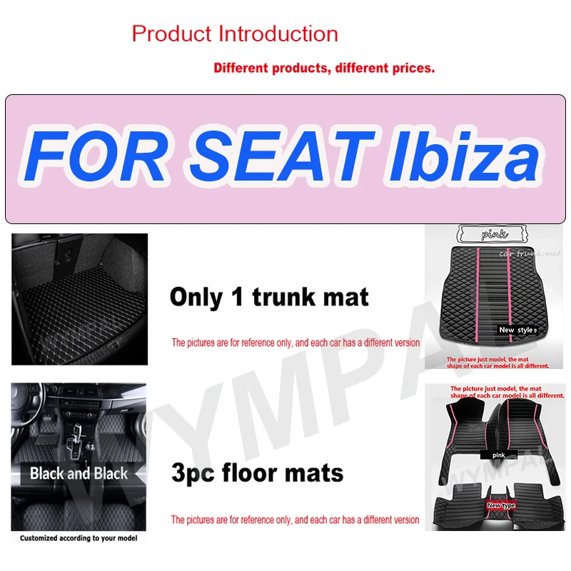 Роскошные автомобильные коврики на заказ для SEAT Ibiza 2019 2020 2021, авто роскошные кожаные мужские и женские автомобильные коврики с полным покрытием
Роскошные автомобильные коврики на заказ для SEAT Ibiza 2019 2020 2021, авто роскошные кожаные мужские и женские автомобильные коврики с полным покрытием