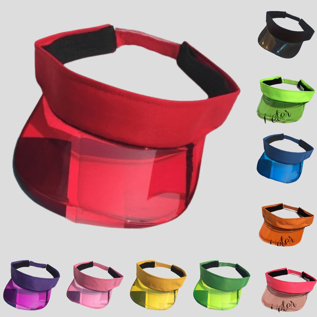PVC Adjustable Transparent Men's Sun Hat Summer UV Protection Open-Top Hat Sports Cycling Running Sun Hat
PVC Adjustable Transparent Men's Sun Hat Summer UV Protection Open-Top Hat Sports Cycling Running Sun Hat