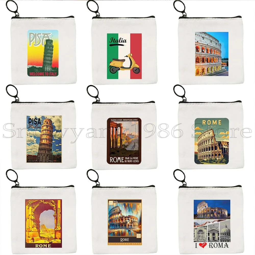 Pisa Leaning Tower Colosseum Rome Italy Italian Map Flag Florence Vatican Canvas Key Coin Purse Case Lipstick Bag Wallet Pouch
Pisa Leaning Tower Colosseum Rome Italy Italian Map Flag Florence Vatican Canvas Key Coin Purse Case Lipstick Bag Wallet Pouch