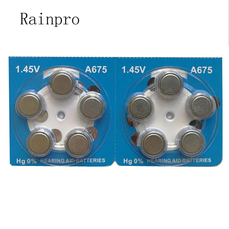 100PCS/LOT A675 PR44 AG13 Zinc Air battery for BTE high power ear back hearing aid 1.45V
100PCS/LOT A675 PR44 AG13 Zinc Air battery for BTE high power ear back hearing aid 1.45V