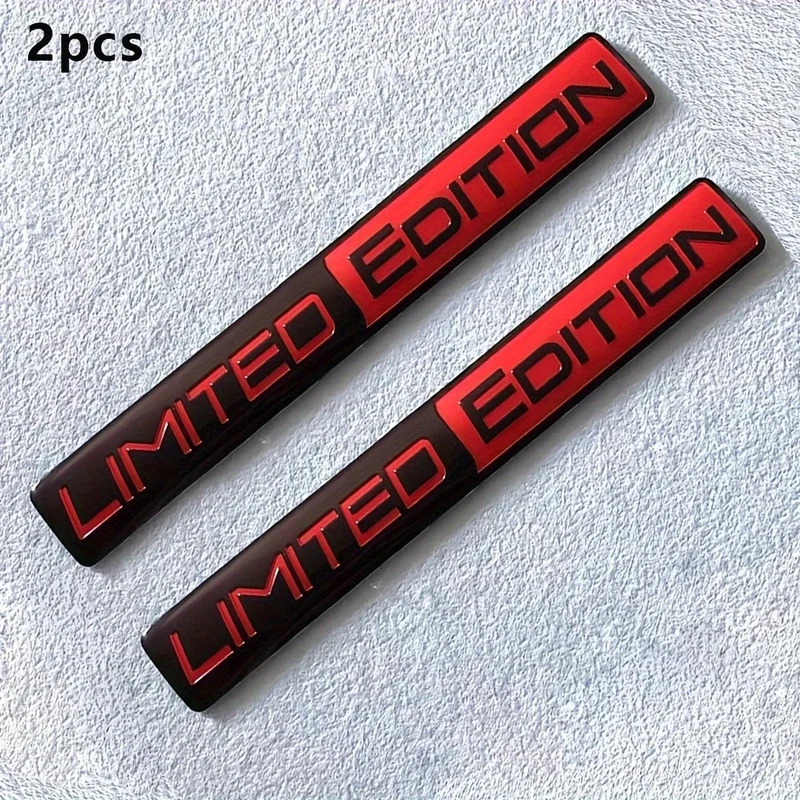 2PCS Limited Edition Emblem 3D Metal Badges Decal Sticker Auto Racing Sport Emblem for Rear Trunk Side Fender Car Motorcycle
2PCS Limited Edition Emblem 3D Metal Badges Decal Sticker Auto Racing Sport Emblem for Rear Trunk Side Fender Car Motorcycle