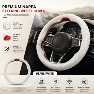 Car steering wheel cover modification: Sporty, anti-slip, sweat-absorbing, wear-resistant, all-season universal type
Car steering wheel cover modification: Sporty, anti-slip, sweat-absorbing, wear-resistant, all-season universal type