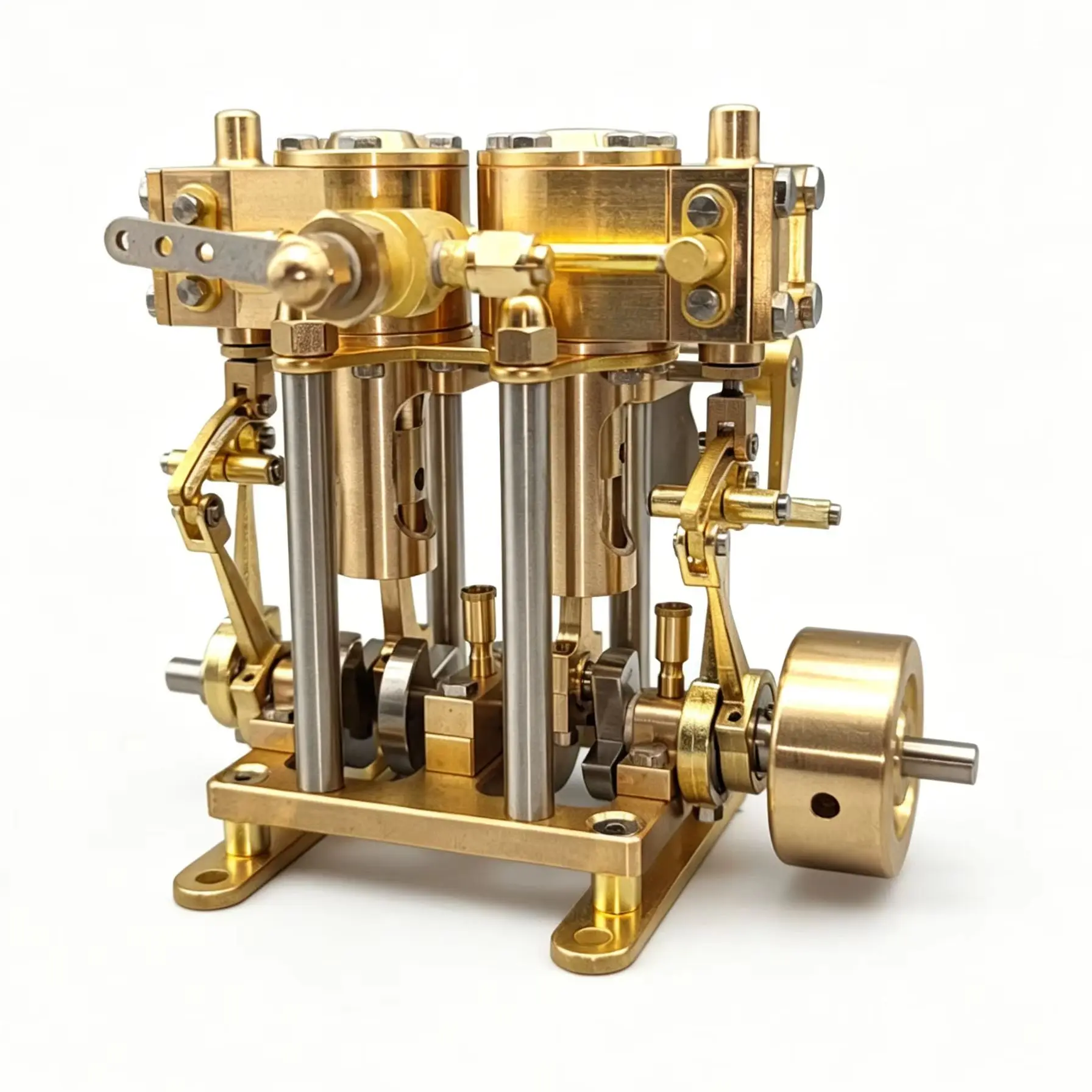 Cool Tech Double Cylinder Steam Engine Model Reciprocating Full Brass RC Boat Power DIY Modification Assemble Kit Hobby Toy Gift
Cool Tech Double Cylinder Steam Engine Model Reciprocating Full Brass RC Boat Power DIY Modification Assemble Kit Hobby Toy Gift