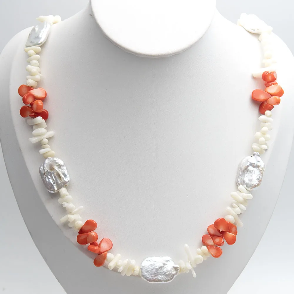 Natural Coral with Pearl Beads Chain Loose Spacer Beads Strand for DIY Necklace Bracelets Jewelry Accessories 4x5mm-14x20mm
Natural Coral with Pearl Beads Chain Loose Spacer Beads Strand for DIY Necklace Bracelets Jewelry Accessories 4x5mm-14x20mm