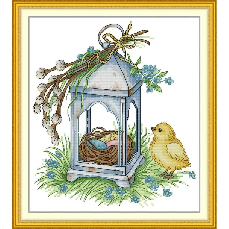 Maydear Full Cross Stitch Kit, 11CT/14CT/16CT/9CT Aida Fabric,DMC Threads Sewing Pattern Embroidery Set-Birdie and the Lamp
Maydear Full Cross Stitch Kit, 11CT/14CT/16CT/9CT Aida Fabric,DMC Threads Sewing Pattern Embroidery Set-Birdie and the Lamp