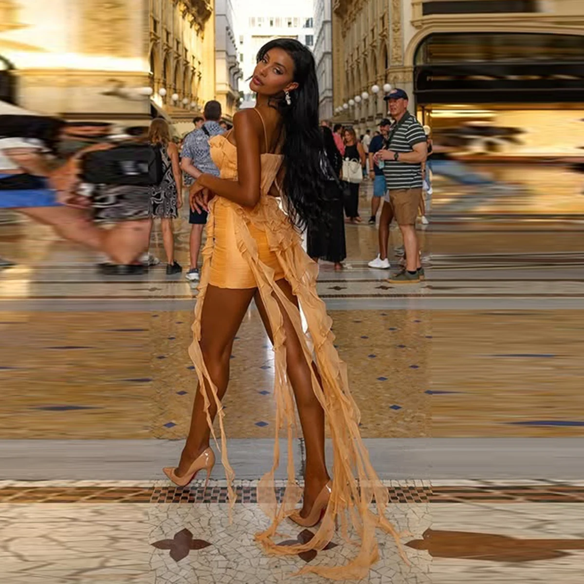 Sexy Sweetheart Chiffon Ruffles Prom Dress Black Girls Sheath Mini Evening Gowns Zipper Back Cocktail Party Dress
Sexy Sweetheart Chiffon Ruffles Prom Dress Black Girls Sheath Mini Evening Gowns Zipper Back Cocktail Party Dress