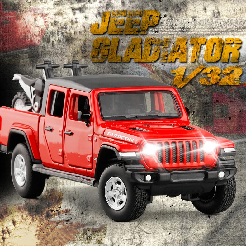 1:32 Jeeps Wrangler Гладиатор пикап модель автомобиля из сплава литой металлический игрушечный автомобиль модель высокой имитации коллекционный подарок
1:32 Jeeps Wrangler Гладиатор пикап модель автомобиля из сплава литой металлический игрушечный автомобиль модель высокой имитации коллекционный подарок