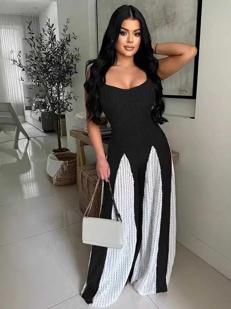 Knitted Women Jumpsuits Summer One Piece Outfits Women Summer Deep V Jumpsuit Chic Sexy Jumpsuits Casual Wholesale Dropshipping
Knitted Women Jumpsuits Summer One Piece Outfits Women Summer Deep V Jumpsuit Chic Sexy Jumpsuits Casual Wholesale Dropshipping