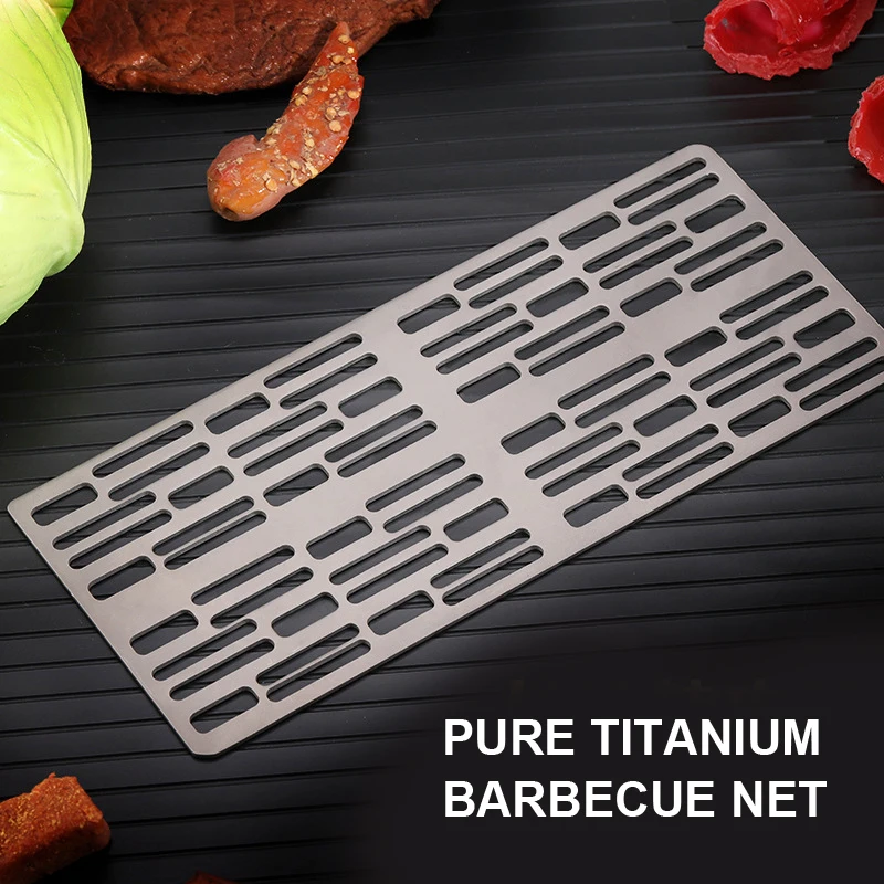 Pure Titanium,2mm Thick Barbecue Net, Health Ultra Lightweight And Portable Outdoor Camping And Picnic Barbecue Board Cookware
Pure Titanium,2mm Thick Barbecue Net, Health Ultra Lightweight And Portable Outdoor Camping And Picnic Barbecue Board Cookware